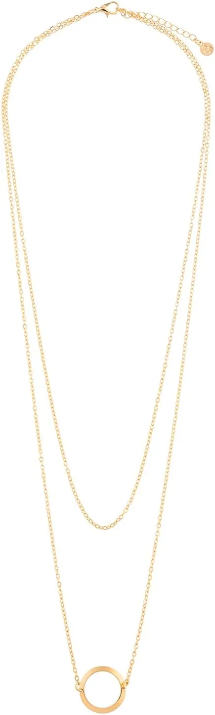 | Dainty Gold Pendant Necklace for Women | 18K Gold Plated Chain Jewelry | Cubic Zirconia Charm | Hypoallergenic Lightweight Accessory | Adjustable Elegant Gift | Multiple Variations
