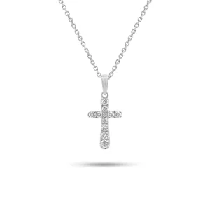 0.23 ct Diamond Cross Pendant
