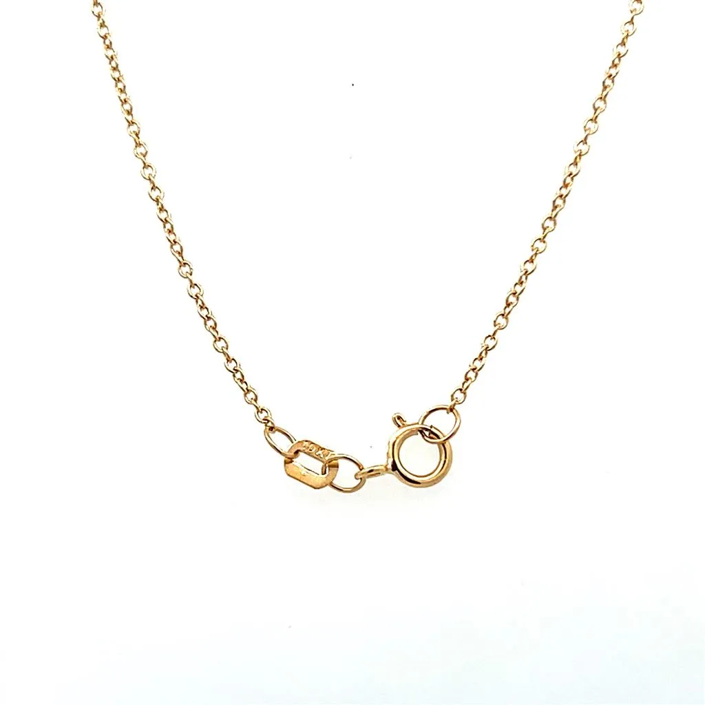 10K Yellow Gold 0.01ctw Diamond Bee Necklace