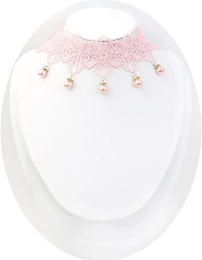 10pcs Fashion Elegant White Lace Choker Necklace for Women Simple Fashion Jewelry