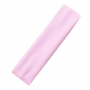 12 Sports Yoga Cotton Headband Headband Colors Women's Elastic Accessory Baby Girl Fall Headbands (Pink, One Size)