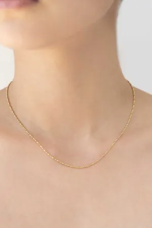 14K Gold Bead Necklace