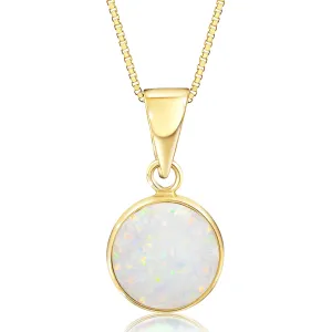 14K Gold Opal Necklace for Women - Solid Gold Necklaces - Dainty Gold Necklace - Gold Pendant Necklace - Everyday Necklaces for Women - Gold Dainty Necklace for Women - Opal Jewelry