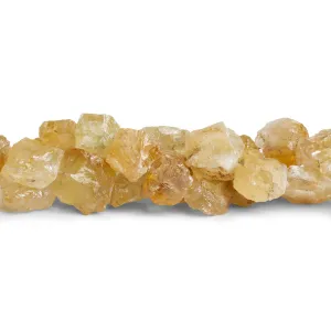 14x13mm Citrine Hammer Faceted Squares 8 inch 15 beads