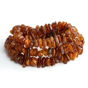 18x11mm Natural Baltic Amber Plain Nugget Beads 28 inch 135 pieces