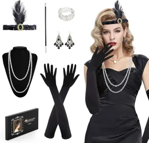 1920s Vintage Accessories Set Gatsby Accessories for Women