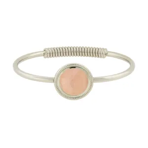 1928 Jewelry Gemstone Spring Hinge Bracelet