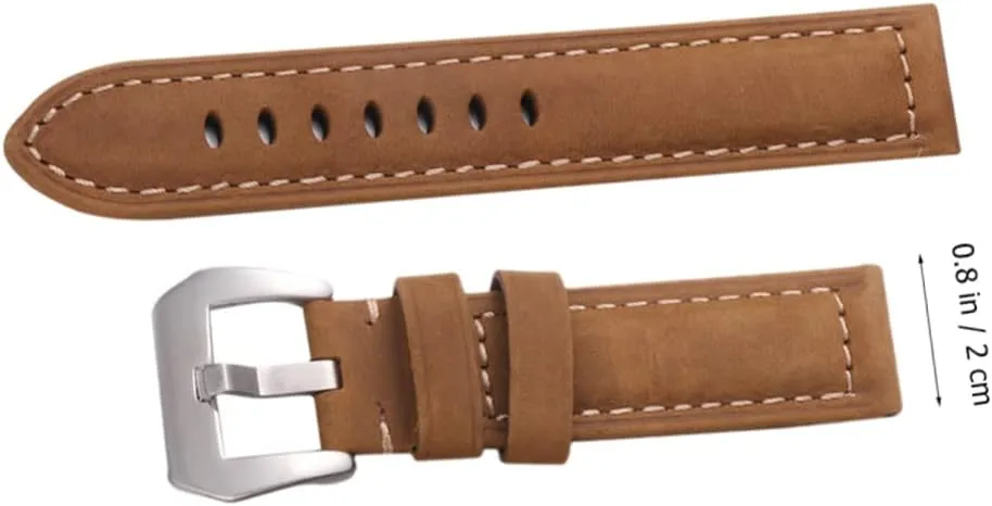 1pc Watch Strap Leather Watch Bands for Women Retro Watchstrap Universal Large Dial Watchband Watch