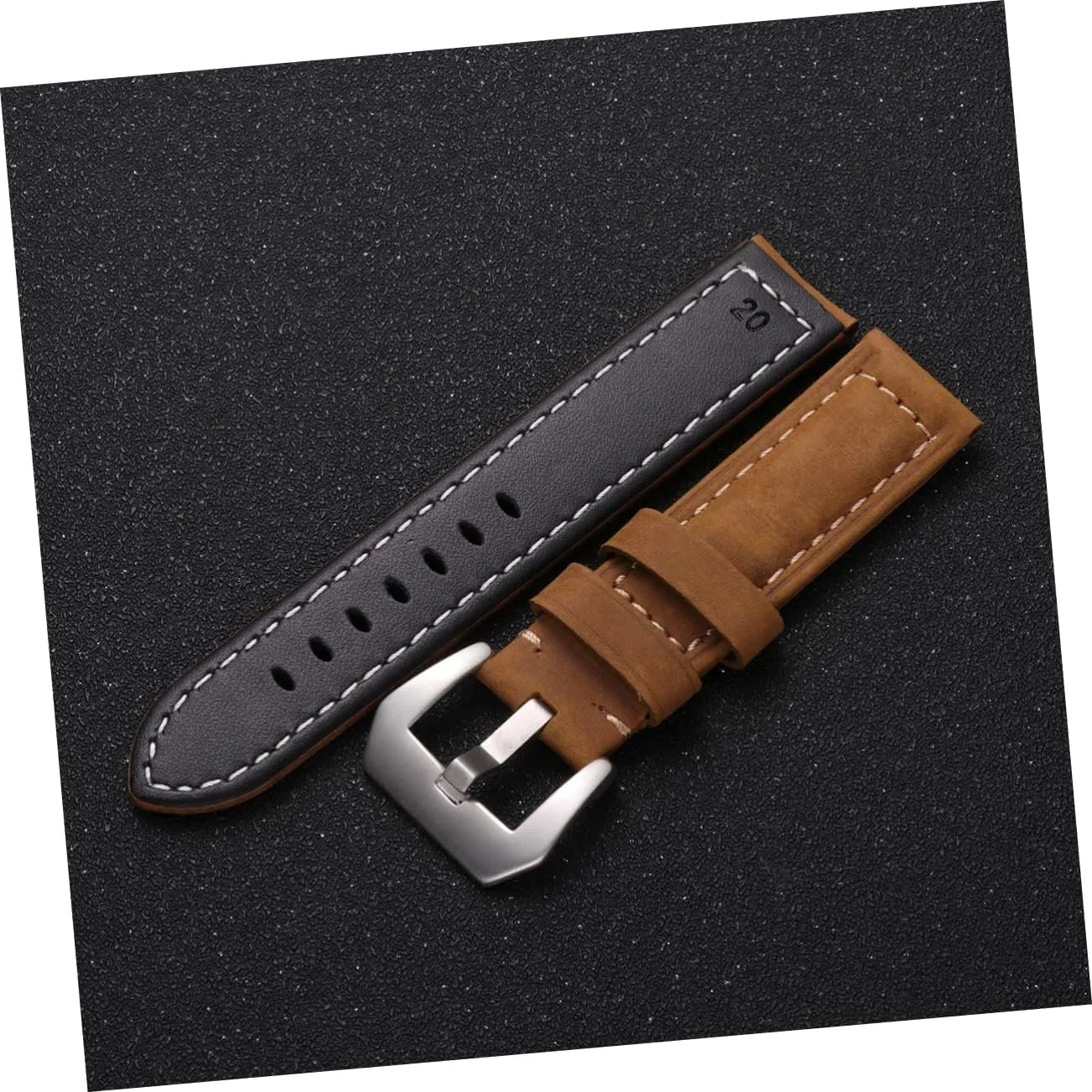 1pc Watch Strap Leather Watch Bands for Women Retro Watchstrap Universal Large Dial Watchband Watch