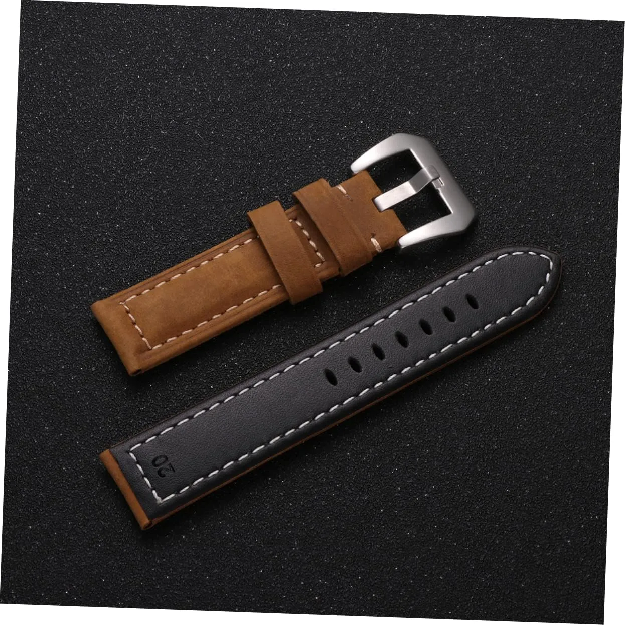 1pc Watch Strap Leather Watch Bands for Women Retro Watchstrap Universal Large Dial Watchband Watch