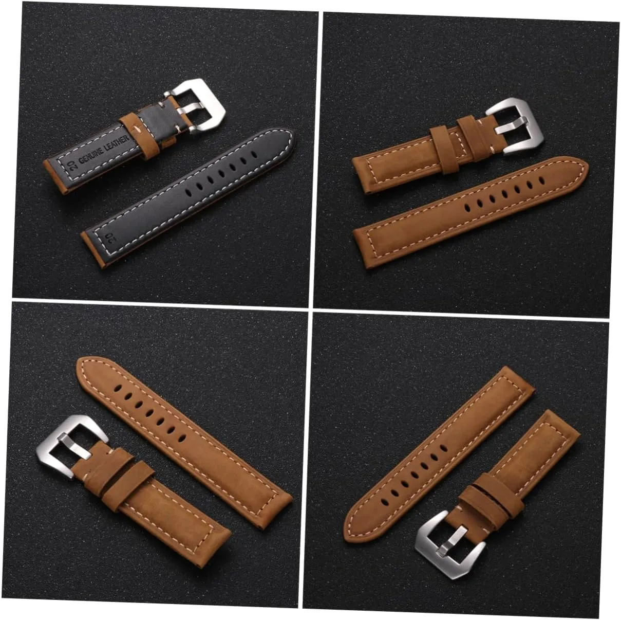 1pc Watch Strap Leather Watch Bands for Women Retro Watchstrap Universal Large Dial Watchband Watch