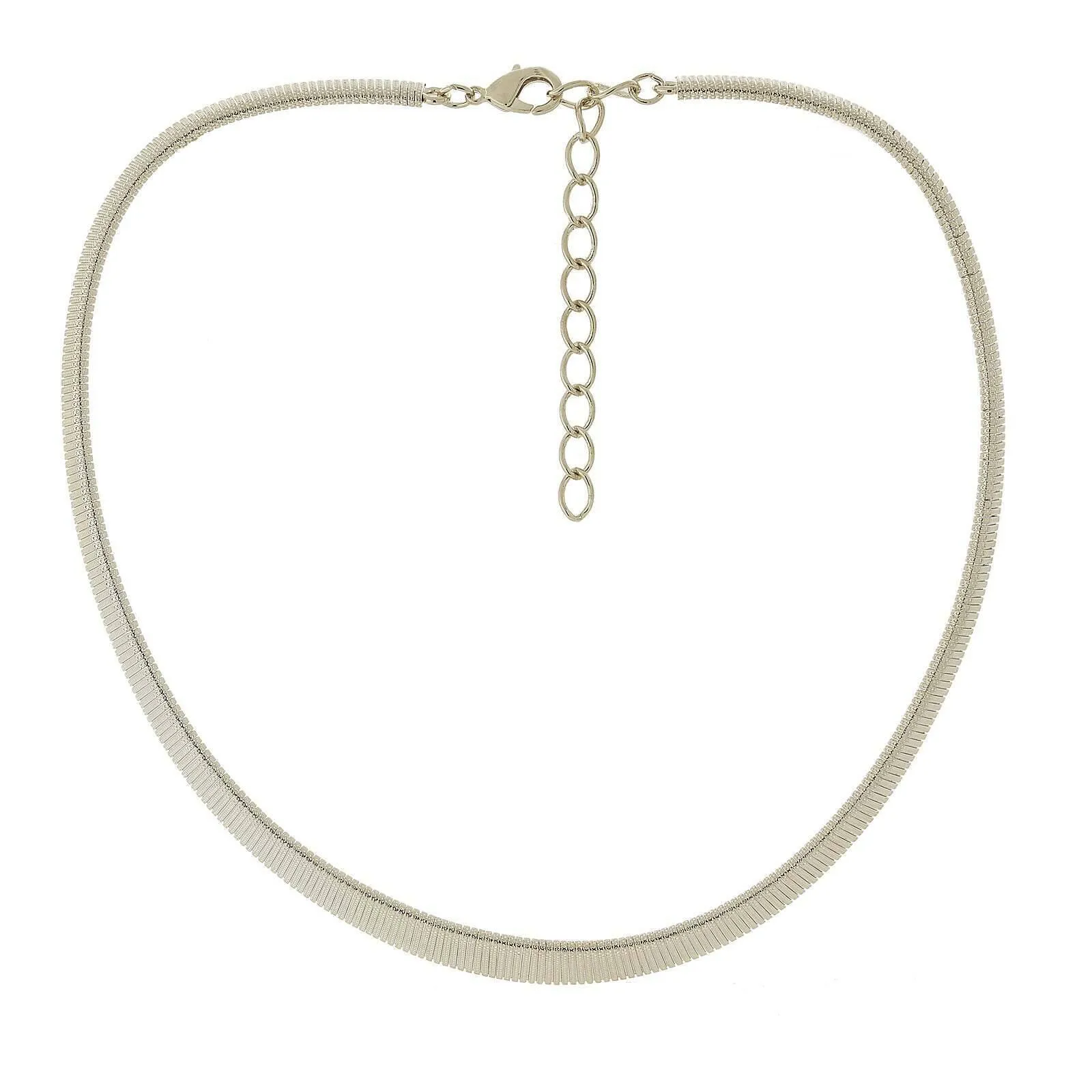 2028 Jewelry Classic Omega Collar Necklace 18"   3" Extender