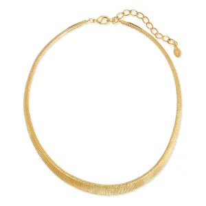 2028 Jewelry Classic Omega Collar Necklace 18"   3" Extender