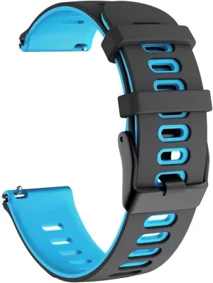 20mm Replacement Watchband Straps for COROS PACE 2 Sport Silicone Smart Watch Band for COROS APEX 42mm Wristband Bracelet Correa (Color : Blue Light Blue, Size : 20mm Universal)