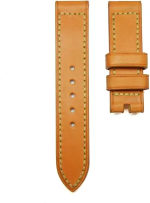 24 / 24mm TIMEWHEEL Handmade Vintage Bull Leather Watch Band Strap fits Panerai PAM 44mm Case