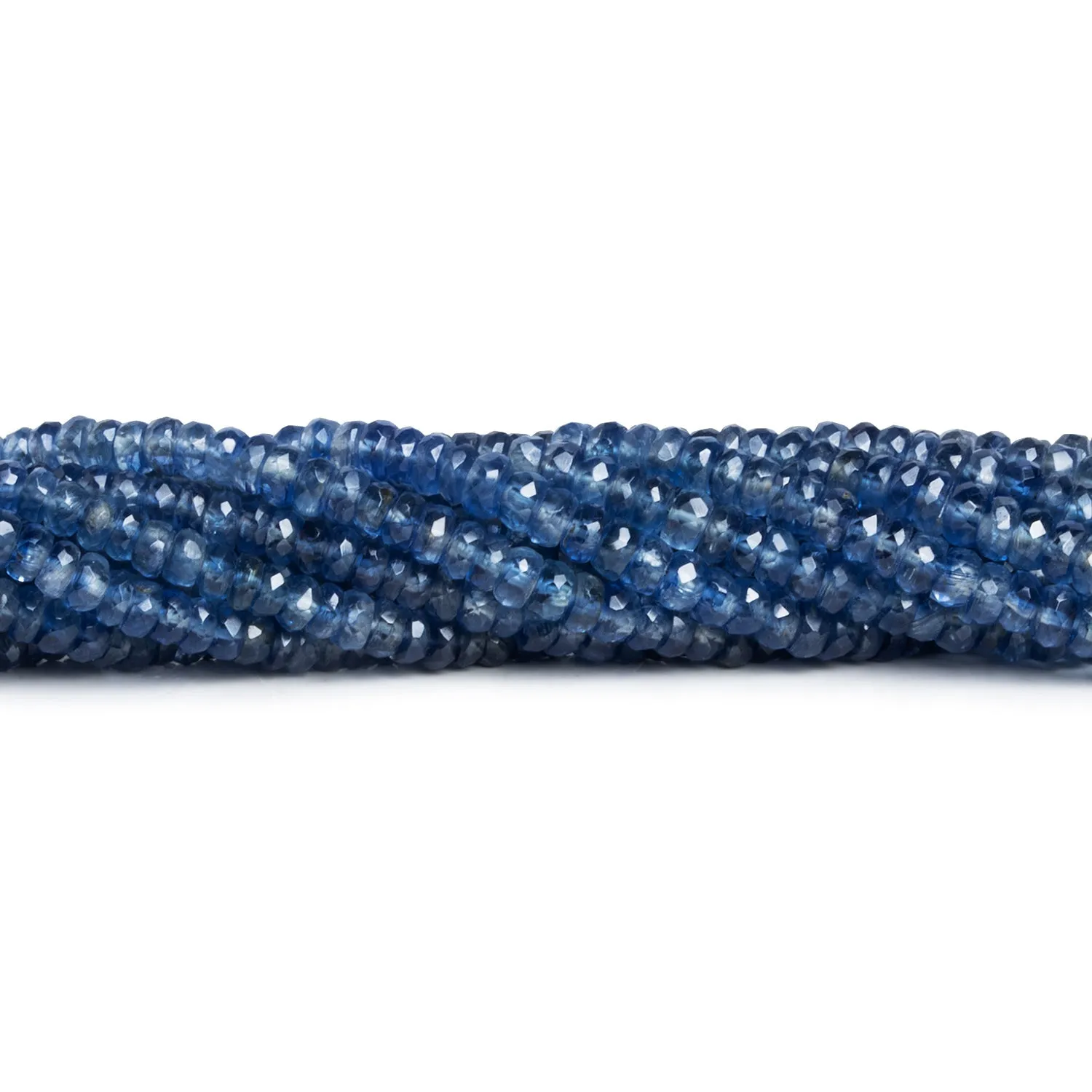 3-5mm Kyanite Faceted Rondelles 17 inch 195 beads