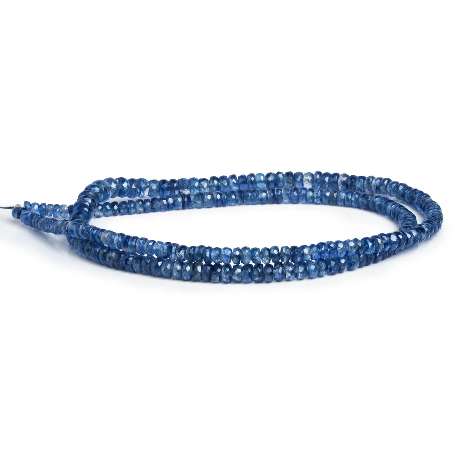 3-5mm Kyanite Faceted Rondelles 17 inch 195 beads