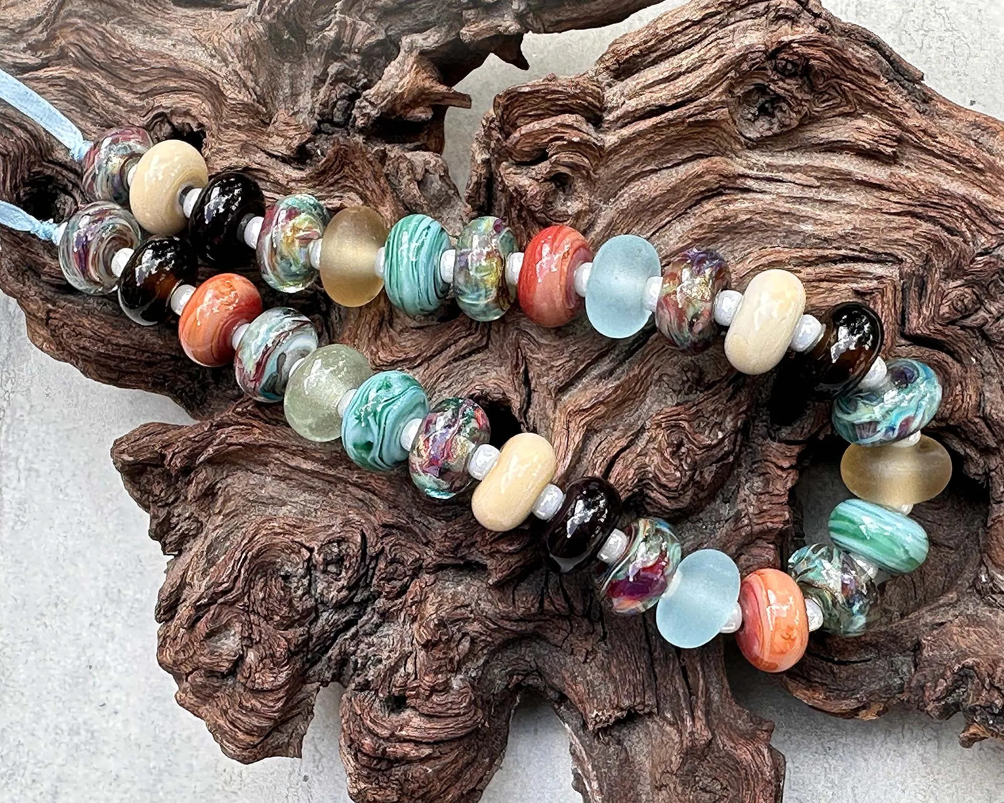 33 Southwest Mix Lampwork Beads Set SRA