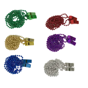 33" Whistle Necklace - Assorted Colors (Each)