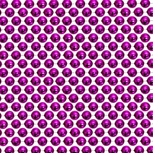 48" 14mm Round Metallic Hot Pink Mardi Gras Beads