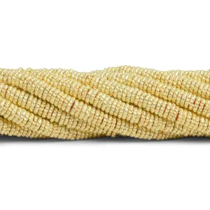 4mm 14kt Gold Plated Copper Jumprings 8 inch 160 beads