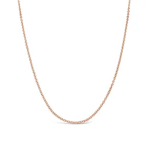50cm 9k Rose Gold Adjustable RCA40 Cable Chain