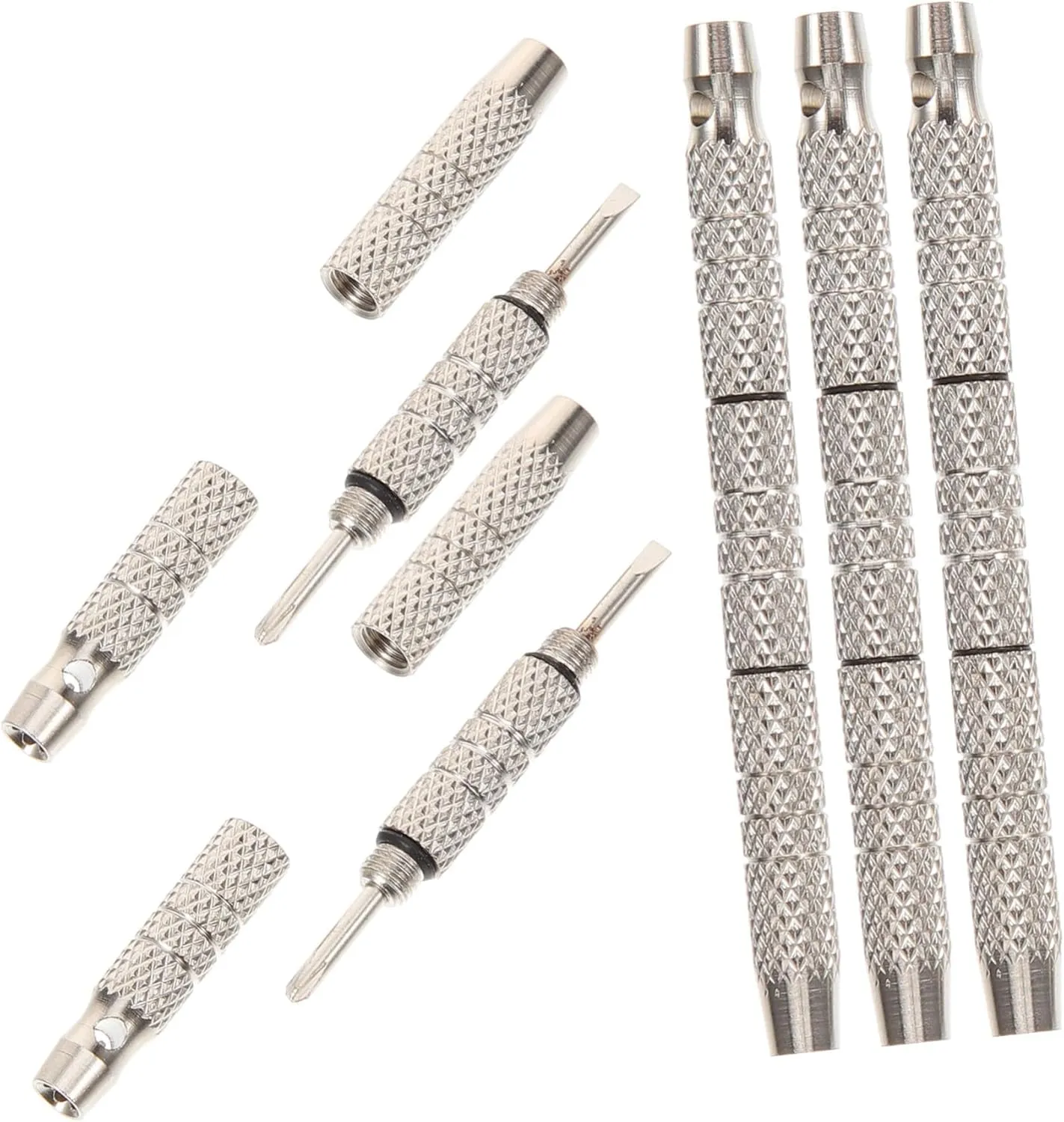 5pcs Set Multi Function Screwdriver Set for Watch and Eyewear Repair Precision Tools with Cross and Flat Heads for Easy Assembly and Disassembly for Projects