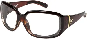 7eye by Panoptx Mistral | Wind Blocking Sunglasses - Crystal Chocolate, Gray Lenses