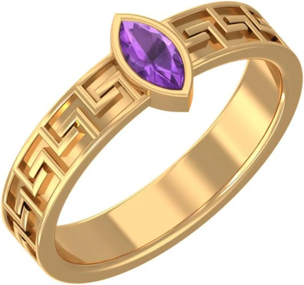 925 Sterling Silver Purple Amethyst Ring Stack Stackable Gemstone Size 5 6 7 8 9 10 11 12, Amethyst Silver Fine Stack Ring, Minimalist Ring