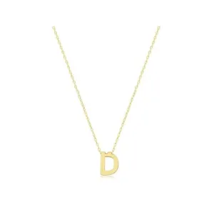 9ct Yellow Gold Initial Necklace NK435/D