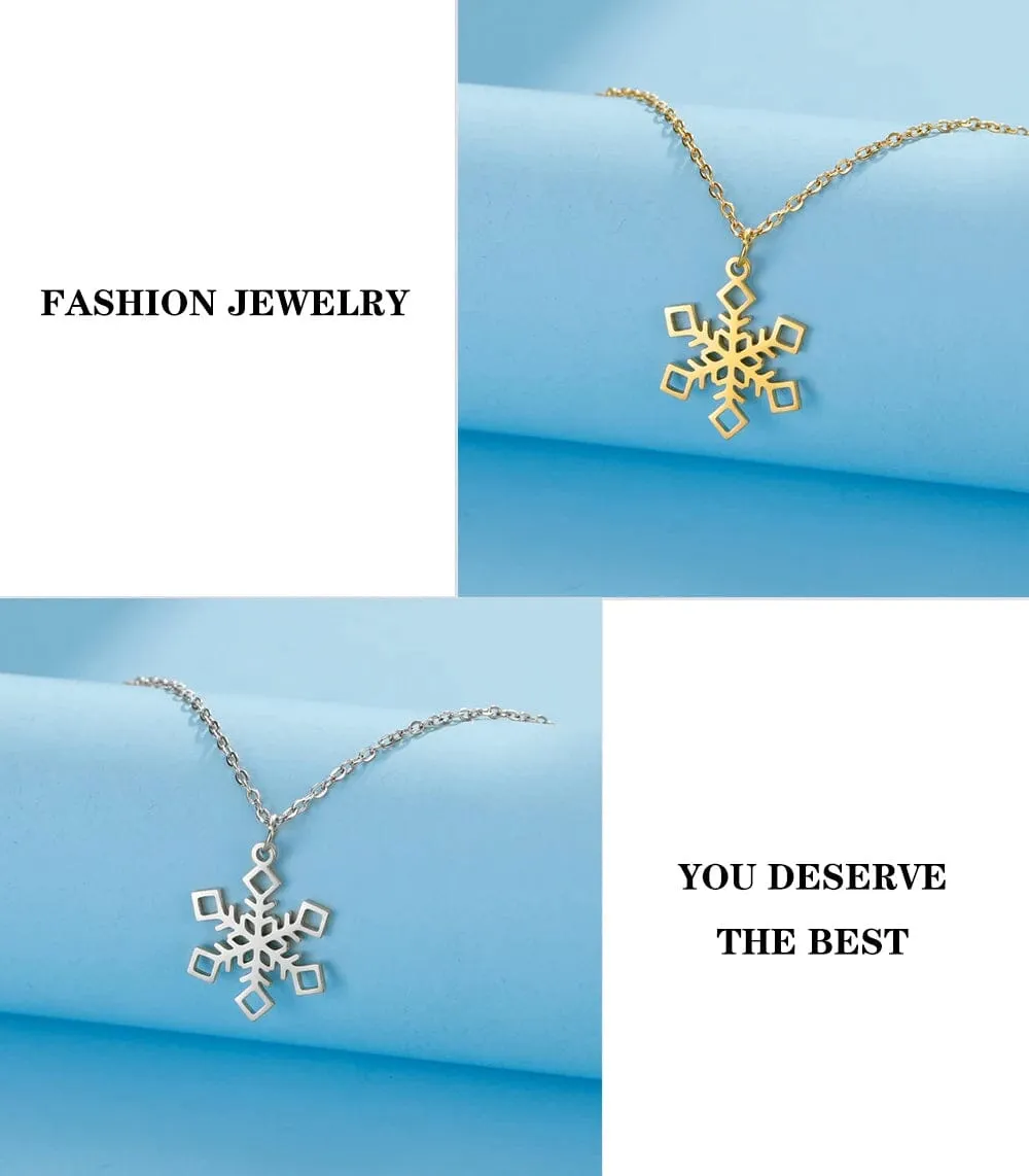 A Festive Fashion Statement | Christmas Stainless Steel Necklace