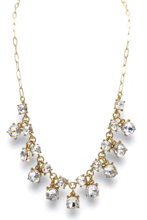 A Touch Of Glam Necklace - Clear - FINAL SALE