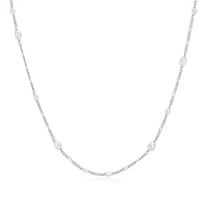 Aella Pearl Necklace Sterling 925 - Silver