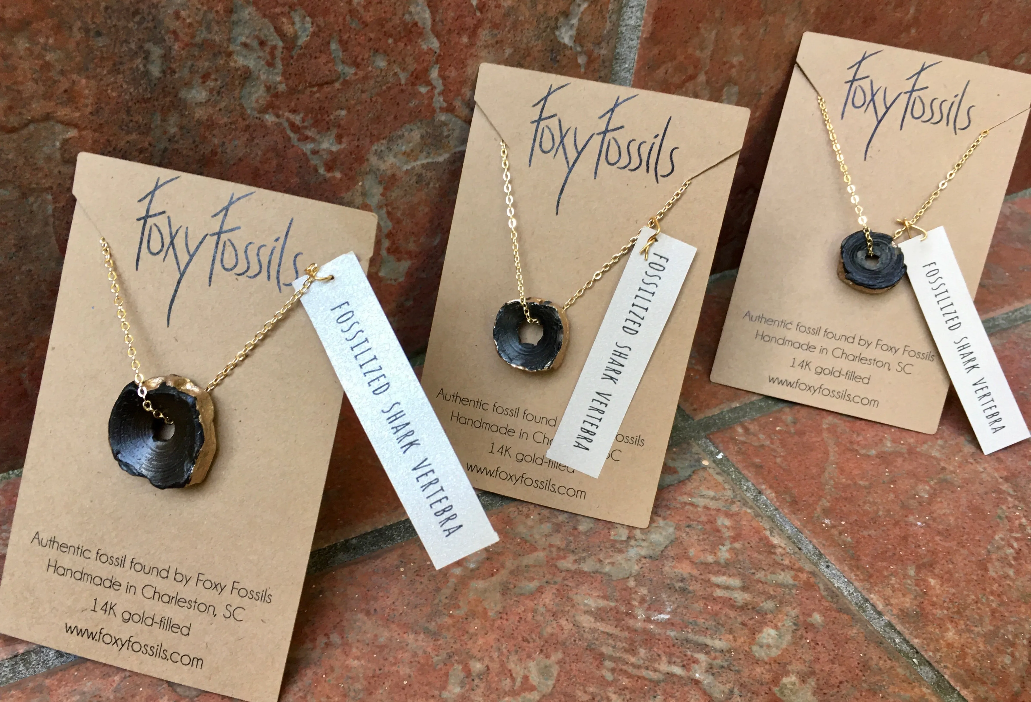 All is Swell | Fossil Shark Vertebra Necklace