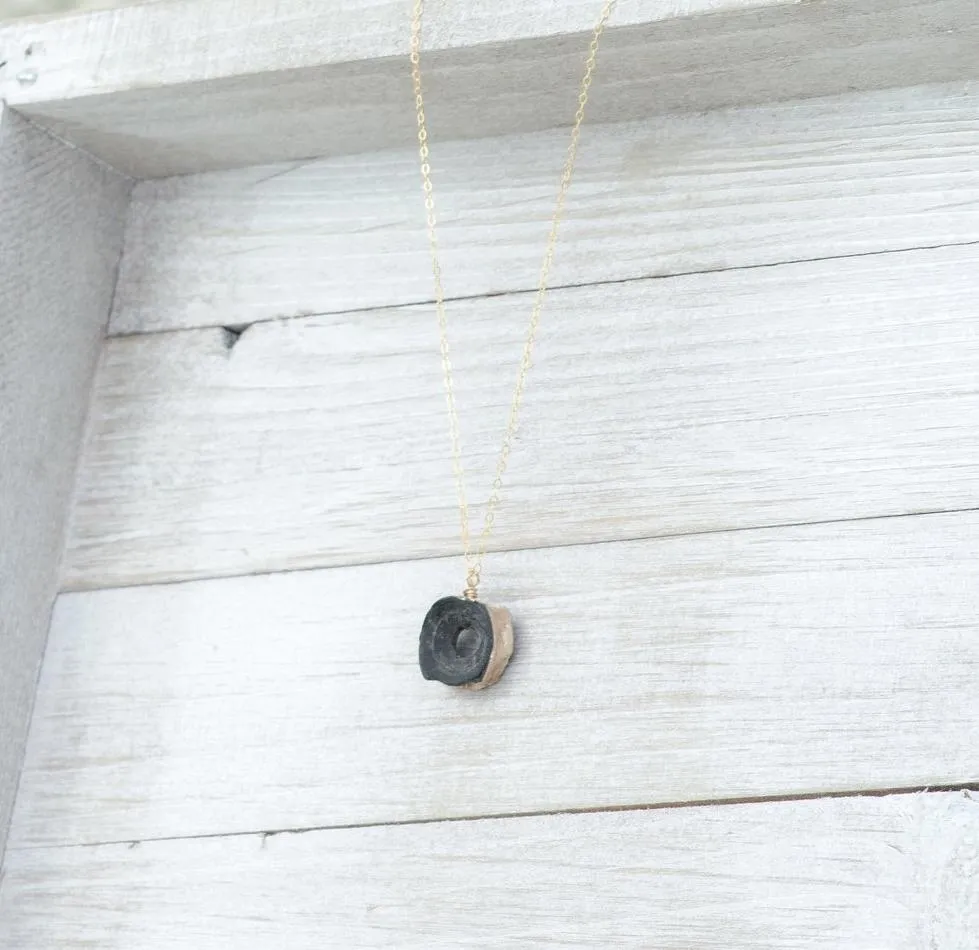 All is Swell | Fossil Shark Vertebra Necklace