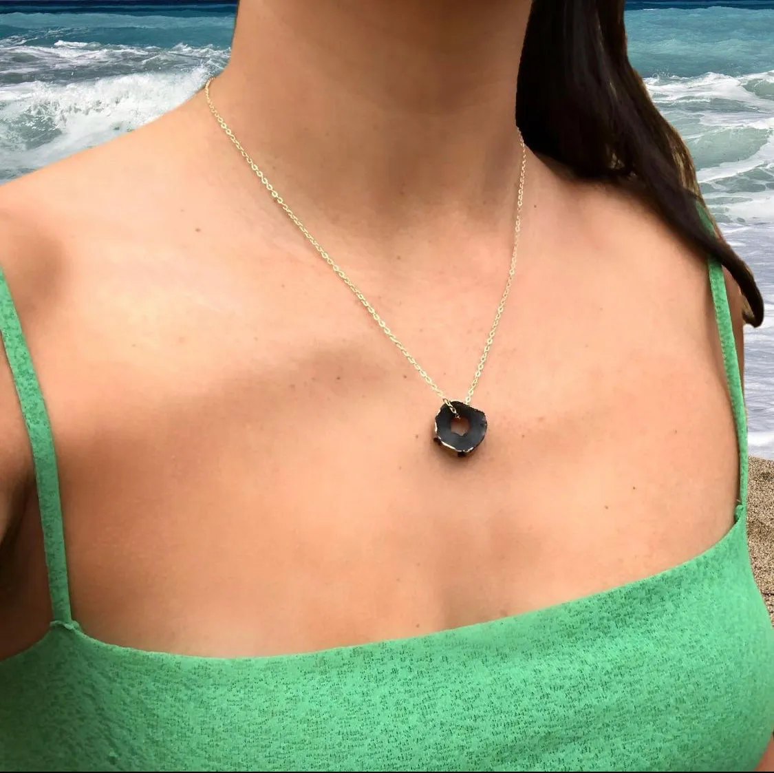All is Swell | Fossil Shark Vertebra Necklace