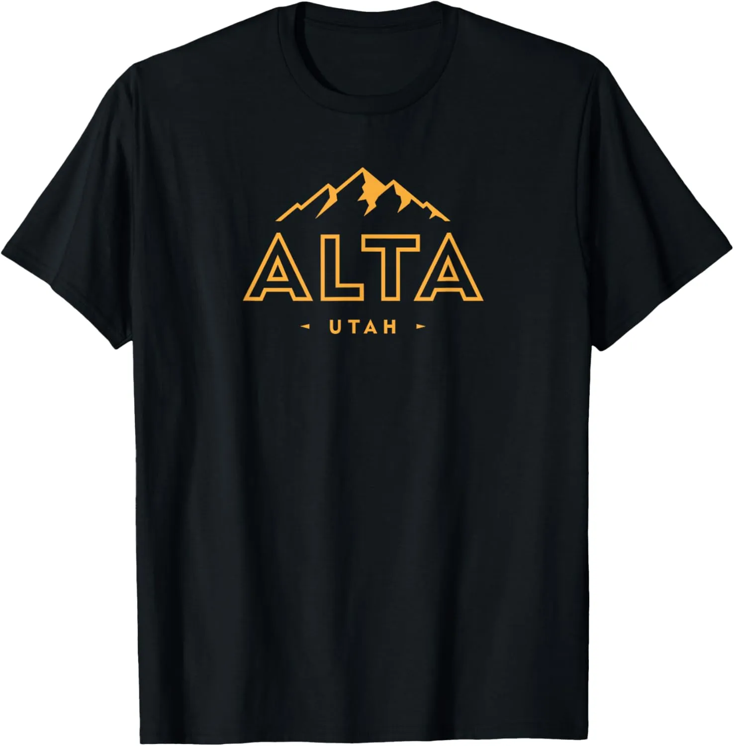 Alta Utah Retro Wasatch Mountain Women Men Souvenir Graphic T-Shirt