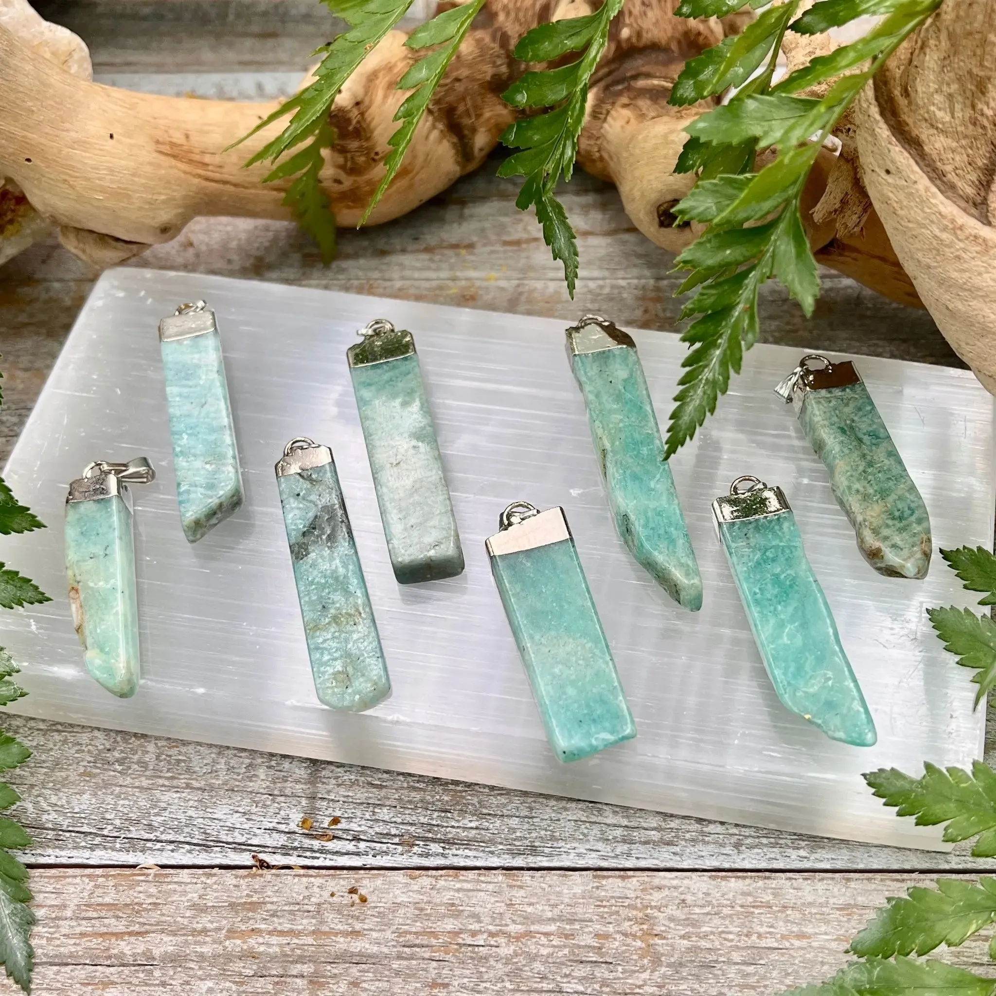Amazonite Slab Pendant