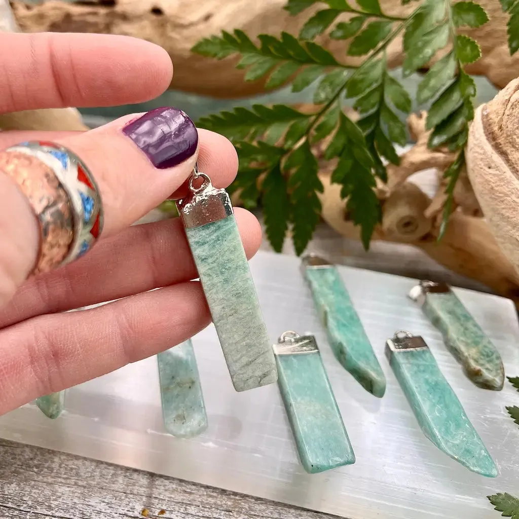 Amazonite Slab Pendant