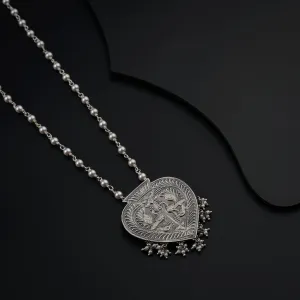 Antique Silver and Pearl Necklace