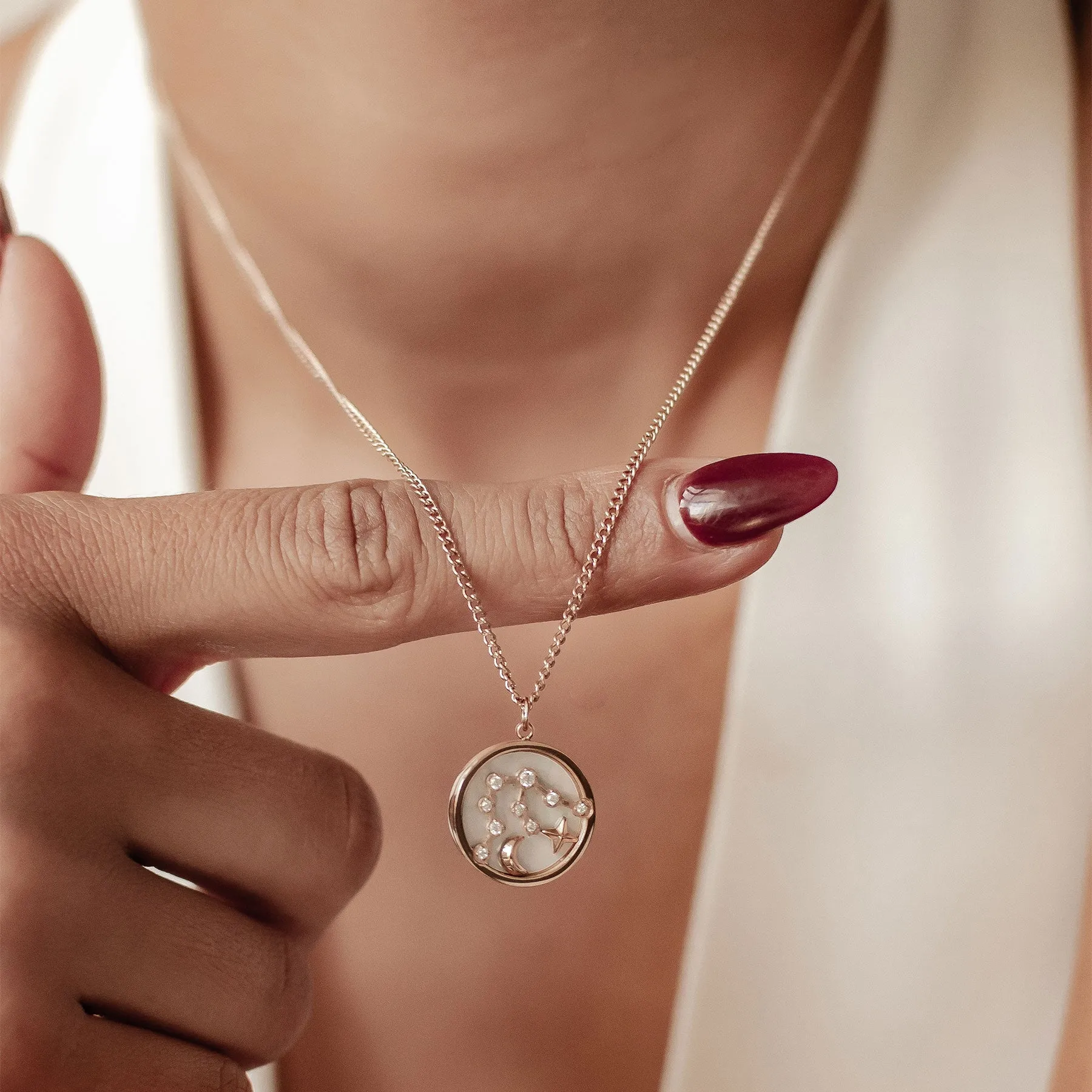 Aquarius Star Constellation Necklace