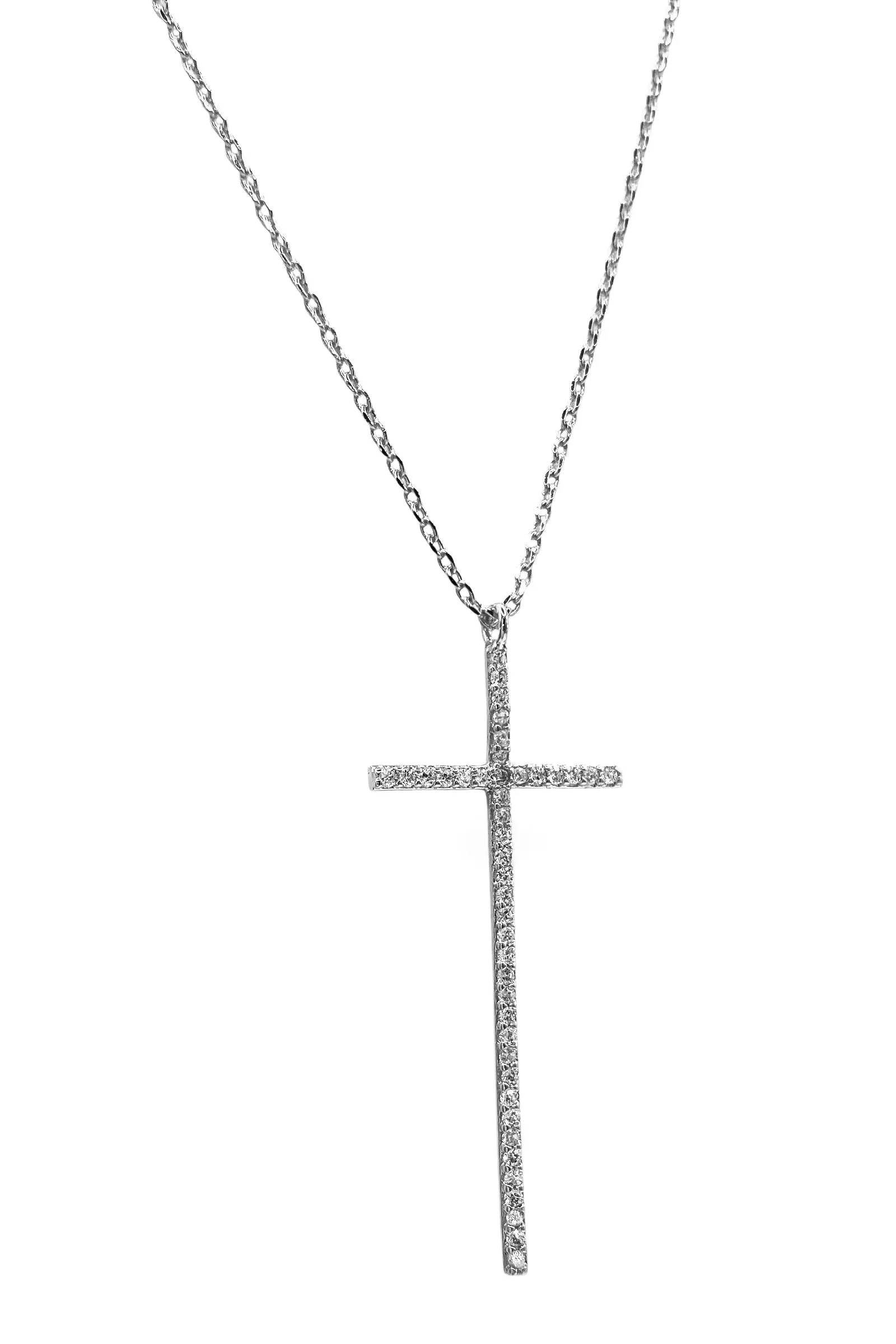 At The Cross Silver Necklace