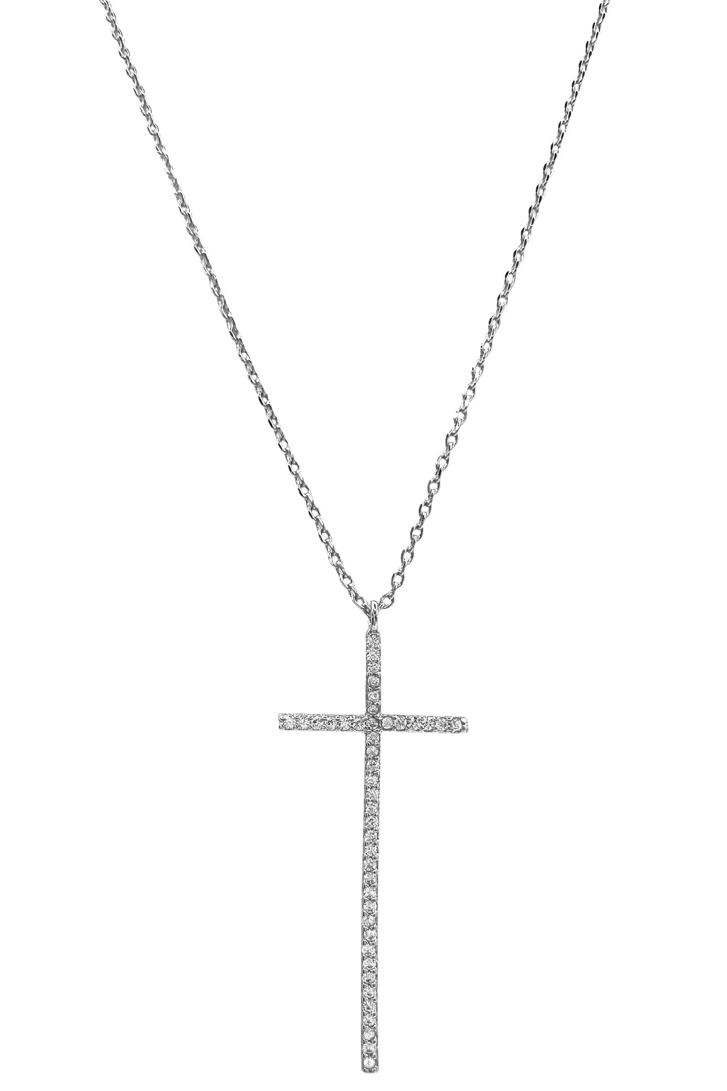 At The Cross Silver Necklace
