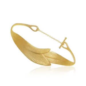 Aura 18K Gold Bangle