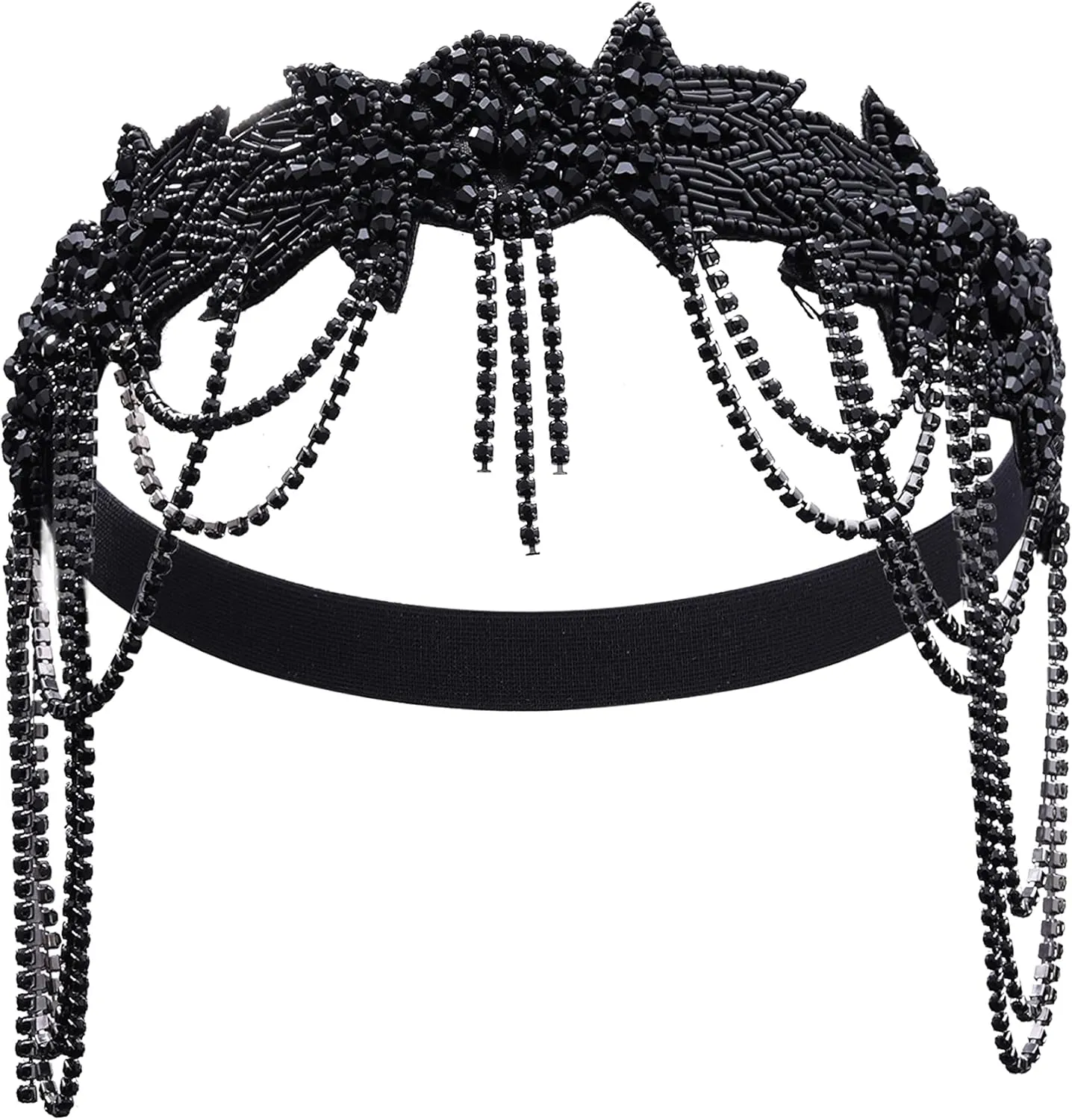 BABEYOND 1920s Accessories for Women - Great Gatsby Accessories Flapper Headband Headpiece Pearl Necklace Gloves for Women