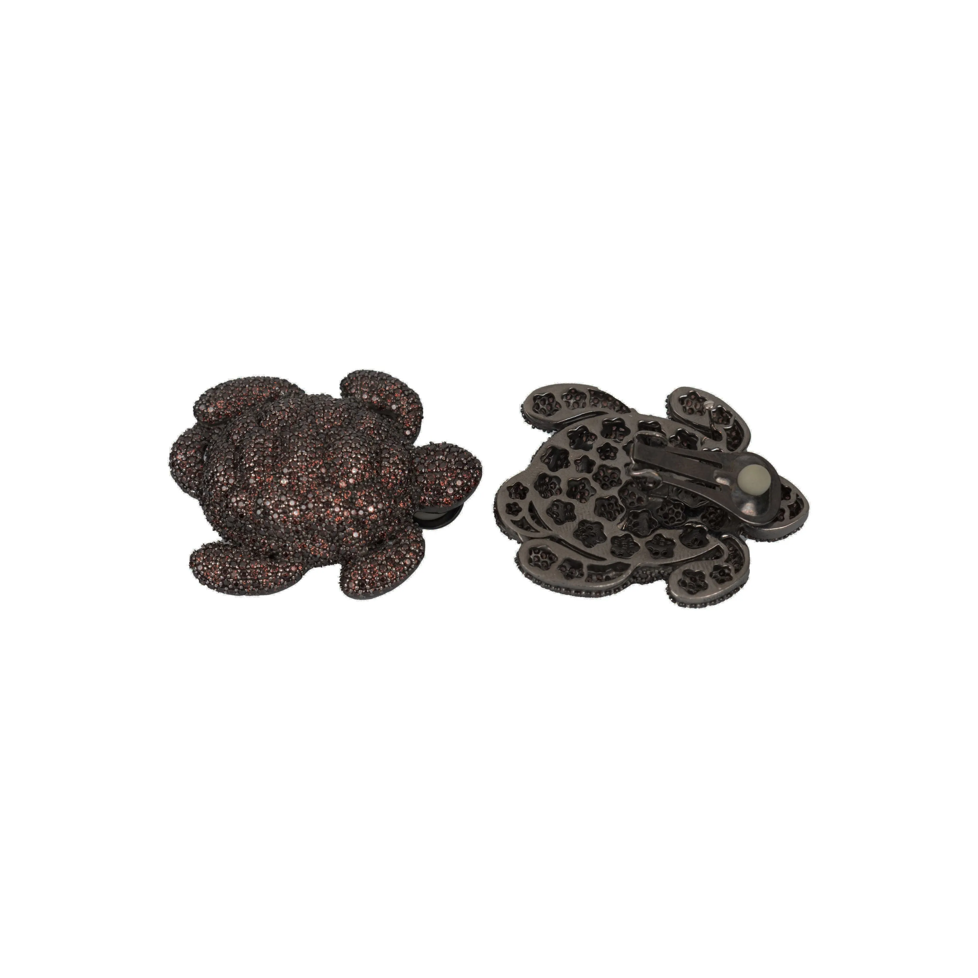 Begüm Khan Turtle Clip-on Earrings - '10s