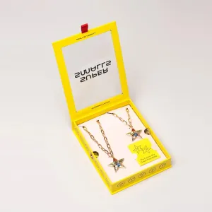 BFF Twin Stars Necklace Set