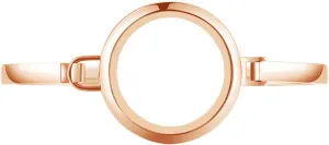 BG247 Stainless Steel 30mm Glass Floating Memory Living Locket Bangle Bracelet