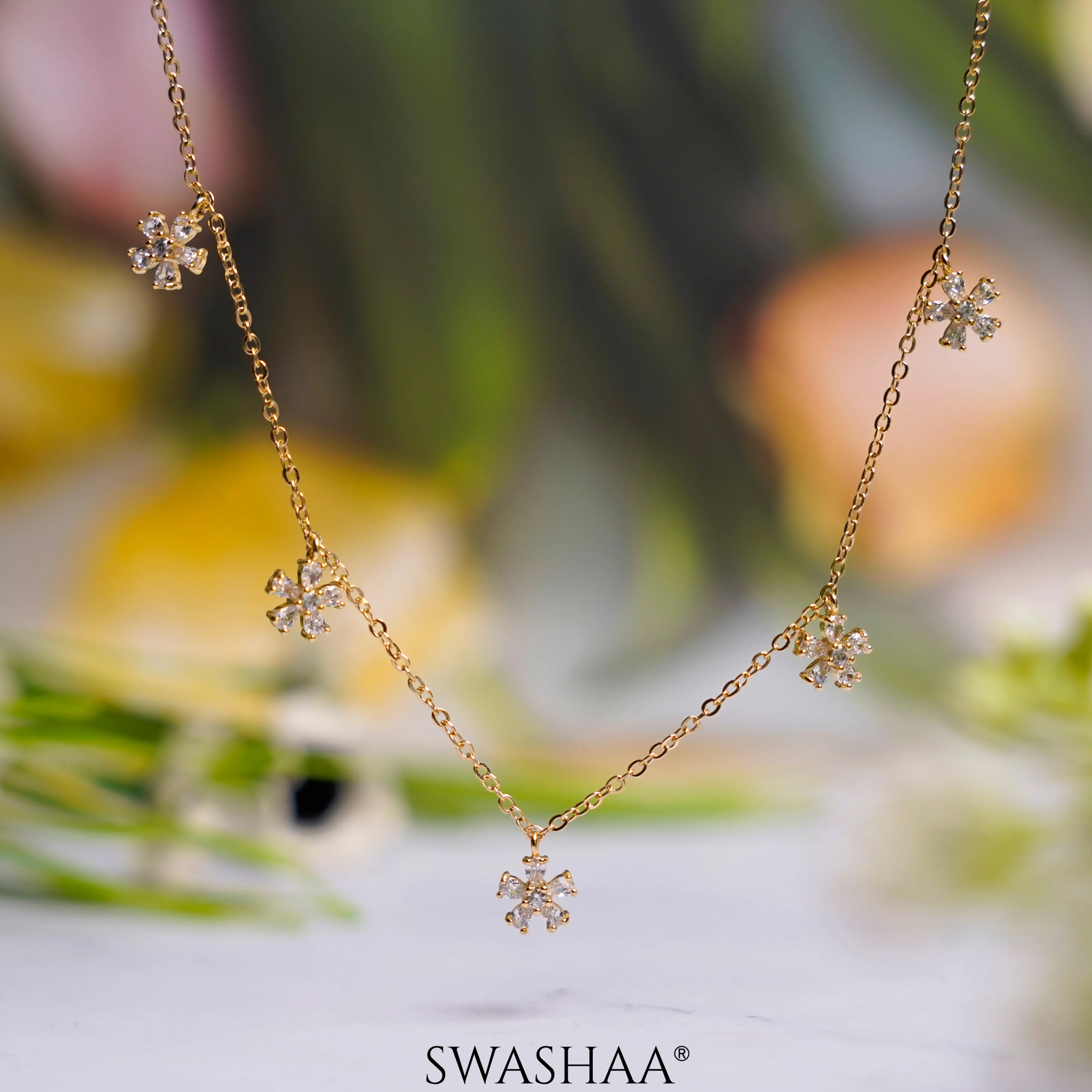 Blossomy 14K Gold Plated Choker