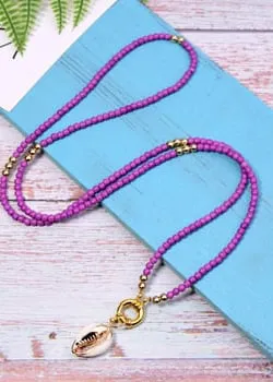 Boho Hippie Necklace Shell Pendant